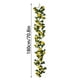 thumbnail image 3 of Enredadera de flores artificiales moradas con 33 rosas | Decoración de pared de 180 cm | Vegetación artificial impermeable y resistente al sol para decoración del hogar, 3 of 6