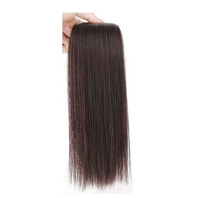 Postizo sintético,Solución innovadora del postizo del clip del postizo de las mujeres del pelo del postizo de las muchachas de las mujeres