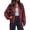 Burgundy, variant on Fall Faux Leather Jacket Women Oversized Zip Up Bomber Coats,Loose Warm Winter Clothes With Pockets,Waterproof Chic Vintage Office Work Going Out Outwear,Trendy Casual Y2K Outfits