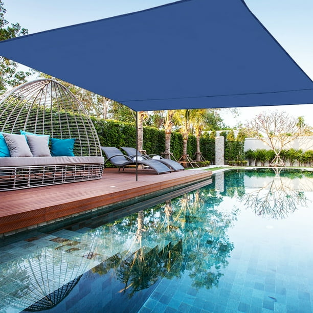 Sun Shade Sail Canopy, Waterproof Oxford Cloth Permeable Pergolas Top