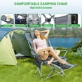 thumbnail image 5 of Reclining Chair with Footrest, Headrest, Storage Bag & Cup Holder for Outdoor Adventures & Cozy Indoor Relaxation, 5 of 12