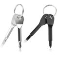 thumbnail image 1 of 4 Pcs Tournevis Porte-Clés Outil Noir Argent Edc Mini Phillips Fendus Tournevis Portable, 1 of 5