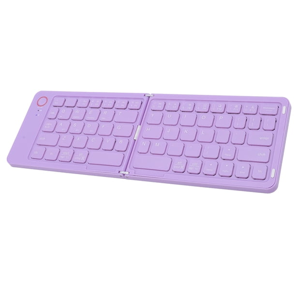 Teclado Plegable Con Soporte De Soporte, 67 Teclas Teclado Inalámbrico Portátil, Cierre Magnético, Teclas De Interruptor De Tijera, Teclado Plegable Delgado Para La