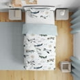 thumbnail image 2 of Sweet Jojo Designs Airplane Green and Blue Boy Toddler Bed Comforter 5 Piece Bedding Set, 2 of 6