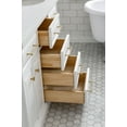 thumbnail image 5 of Water Creation Palace 60" Wood Double Bathroom Vanity in White/Gold, 5 of 9