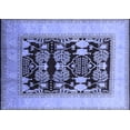 thumbnail image 1 of Ahgly Company Indoor Rectangle Oriental Blue Traditional Area Rugs, 5' x 8', 1 of 4