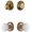 Vintage Brass, variant on Grandeur 801353 Georgetown Solid Brass Single Cylinder Keyed Entry Knobset And Deadbolt