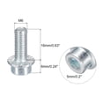 thumbnail image 2 of M6x16mm Flanged Socket Head Screws, 10 Pack 8.8 Grade Carbon Steel Flange Bolts, 2 of 5