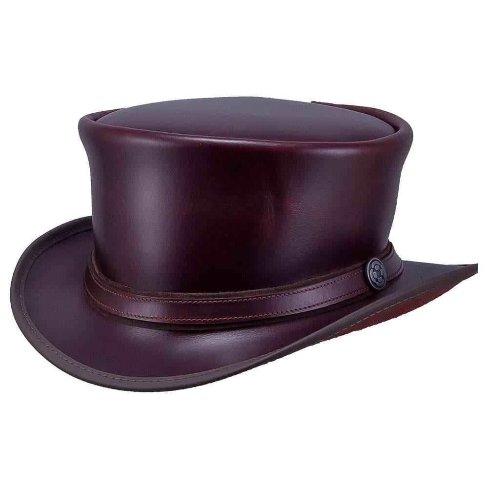 unique leather hats