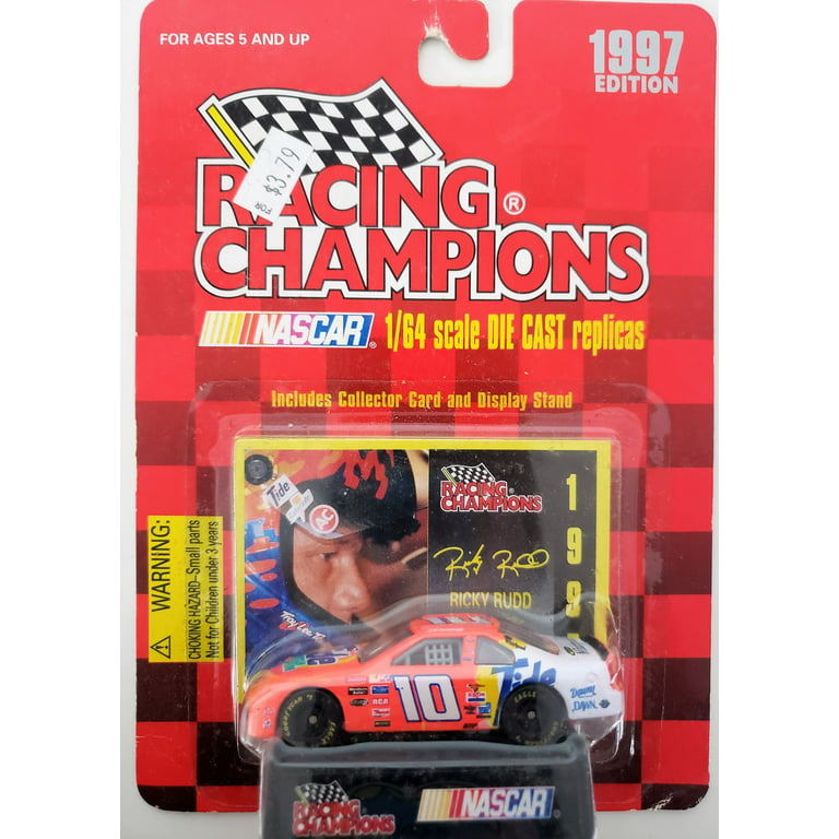 NASCAR #10 Ricky Rudd Tide Ford Thunderbird 1997 Racing Champions 1:64  Scale Diecast