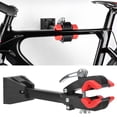 thumbnail image 3 of Heavy-Duty Wall-Mounted Bike Rack, Nylon & Steel Construction with 20kg Load Capacity, Multi-Angle Adjustable Quick-Release Bicycle Hanger, Width-Adjustable (9.8-15.7in) Clamp for Road, Mountain &, 3 of 6