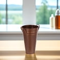 thumbnail image 4 of OULII Iron Urn Flower Planter for Home Decoration Round Metal Flower Buckets 1Pcs, 4 of 8