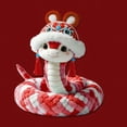 thumbnail image 3 of 2025 Snake Year Doll, Elegant Snake Year Mascot Lion Dance Good Luck, Cute Chinese Style Plush Toy Ornament Gift For Best Friends, 3 of 7