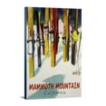 thumbnail image 1 of Mammoth Mountain, California, Colorful Skis, (12x18 Wrapped Canvas, Wall Decor, Artwork), 1 of 5