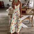 thumbnail image 4 of Candy Pattern - White Sleeveless Dress Loose Women's Dress Dresses Luxury Evening Dresses, 4 of 9