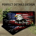 thumbnail image 4 of Patriotic Eagle with "We the People" Front License Plate, Funny Standard Plates Personalized Novelty Decorative For Men/Women/Boys/Girls Car 6×12 Inch, 4 of 7