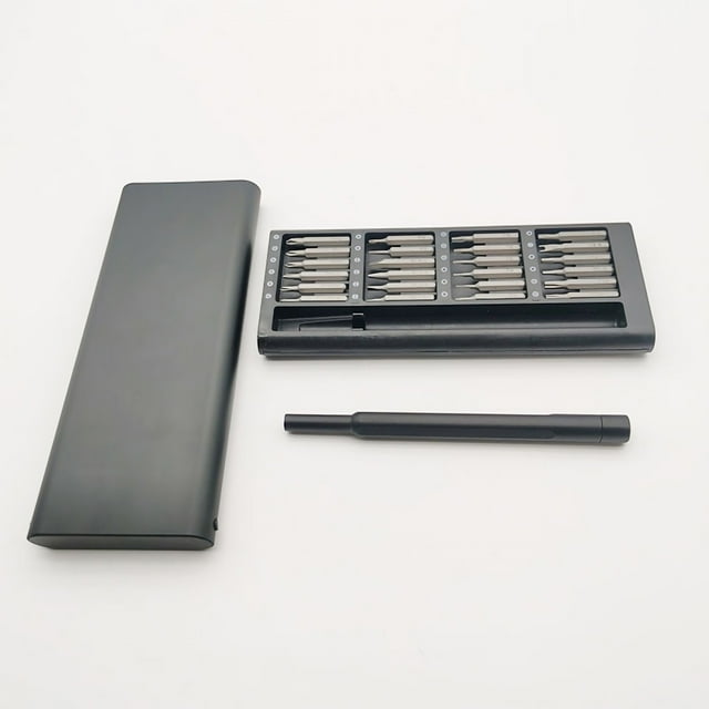 Service de Réparation de Téléphone Ensemble de Tournevis Multifonctions Ensemble de Tournevis S2 Kit d'Assortiment de Tournevis 24 en 1 Kit de Tournevis Magnétique S2 Bits de Vis avec Poignée en Plastique pour Téléphone Mobile