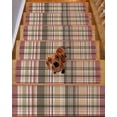 thumbnail image 2 of Stair Treads for Wooden Steps,Buffalo Plaid Peel and Stick Stair Treads with Reusable Adhesive,Modern Farmhouse Colorful Checkered Non Slip Indoor Stairs Runner Rugs Mats for Elders Dogs 8"x30" 10PCS, 2 of 7