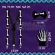 thumbnail image 2 of Guantes Tirantes Moño Kit Catrin Esqueleto Calavera Disfraz, 2 of 8