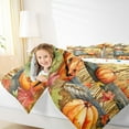 thumbnail image 4 of Manfei Farmhouse Scarecrow Full Size Comforter Sets,Halloween Pumpkin Lantern Bedding Comforter Set,Fall Farm Bedding Sets For Girl Boys,Microfiber Bedroom Decor Reversible,3 Pieces, 4 of 8