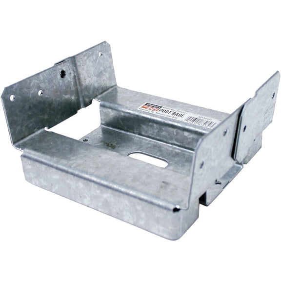 Simpson Strong Tie ABA66RZ 1 1 1 ZMAX Galvanized 14-Gauge 6-Inch by 6-Inch Rough Adjustable Post Base