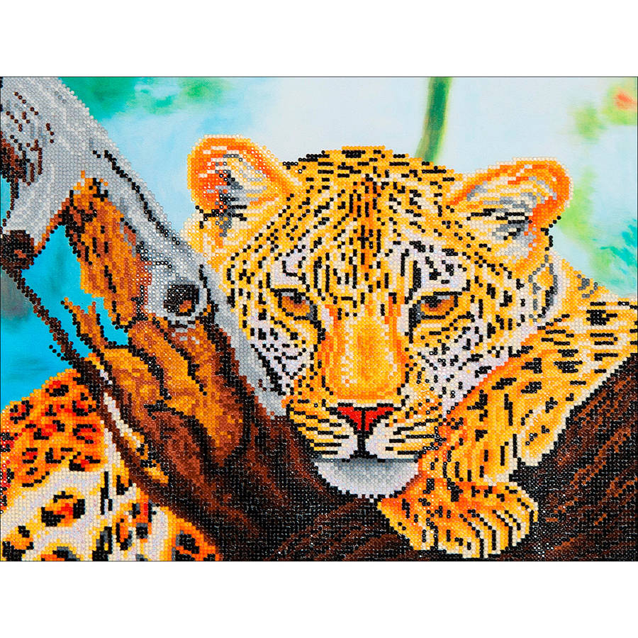 Diamond Dotz Diamond Embroidery Facet Art Kit, 21.75" x 17.25", Leopard