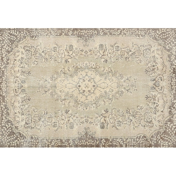 Ahgly Company Machine Washable Indoor Rectangle Traditional Camel Brown Area Rugs, 5' x 7'