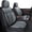 Gray15, variant on LAONNVIR Full Set Car Seat Covers,Black Leather Car Seat Protectors,Automotive Interior Cushions Custom Fit for Mazda CX5 2013-2025,Black&Grey