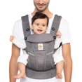 thumbnail image 1 of Portabebés Ergobaby Gris Grafito Malla Transpirable Soporte Lumbar Mejorado Omni Breeze, 1 of 7