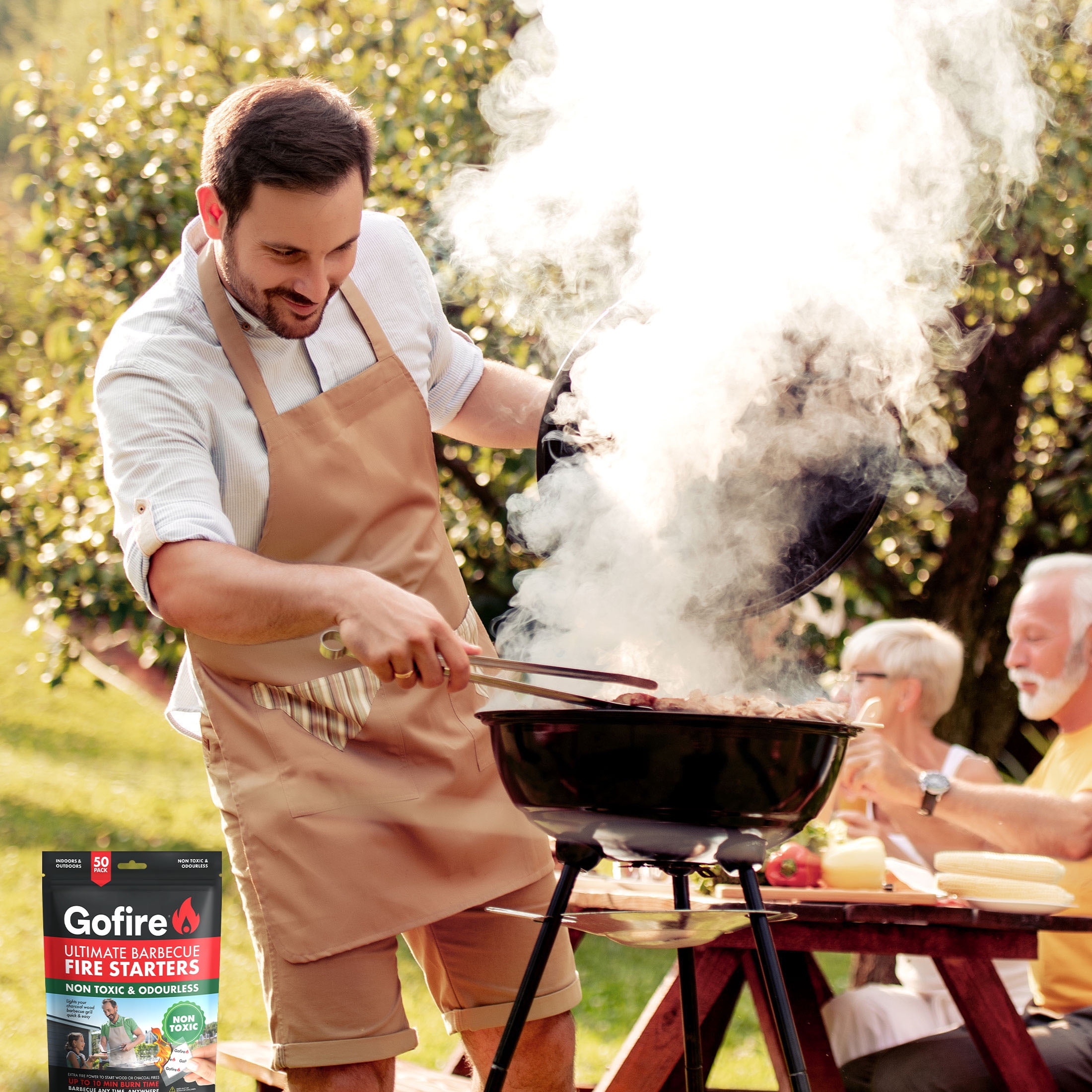 Gofire: 50 Pack Ultimate Waterproof Non-Toxic Odorless Fire Starters