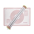 thumbnail image 5 of Lishi Adjustable Stainless Steel Rolling Pin for Pizza, Pastry, Pasta, Pie, and Cookies - Large Size - Portable, 5 of 5