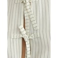 thumbnail image 6 of Striped Crew Neck Sleeveless Blouse, 6 of 6