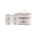thumbnail image 1 of DOLITY 4 Pieces Insulated Lunch Box Set Stackable Hot or Cold Food Storage Airtight Lid Beige, 1 of 9