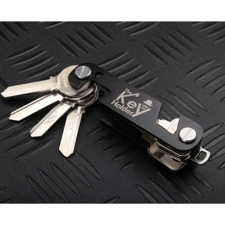 Portable EDC Key Organizer Holder Aluminum Keychain Key Holder Organizer Clip Folder Outdoor Key Storage