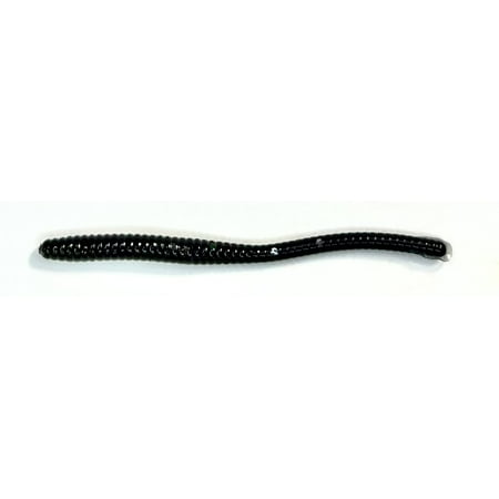 Appalachian Baits Mountin Wormz Coal 2 1/4 Soft Sinking Fishing Bait Worms Scented 15 count