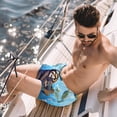 thumbnail image 2 of luoweisi Men's Beach Shorts Quick Dry Swim Trunks with Mesh Lining Sloth L, 2 of 5