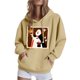 thumbnail image 2 of Sudadera con capucha de manga larga para mujer, informal, con capucha, para exteriores y chaquetas, ropa deportiva de moda para mujer, con capucha y ropa de invierno, sudadera con capucha de manga lar, 2 of 6