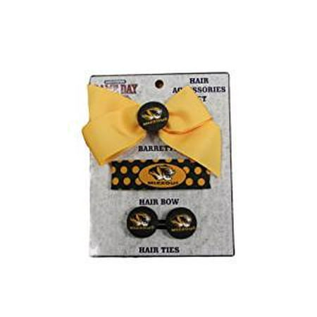 Missouri Tigers 3 Piece Hair Accessories