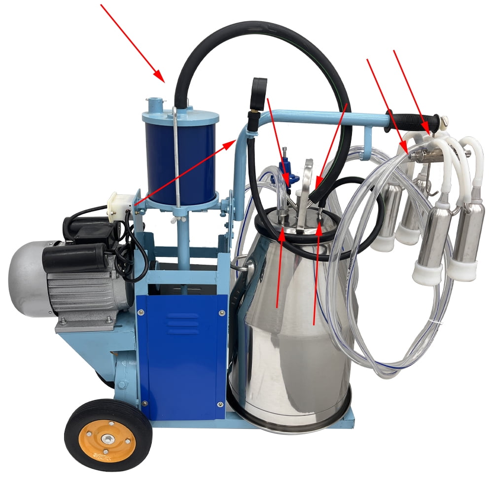 Techtongda Electric Milking Machine Cow and Goat Piston