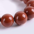 thumbnail image 2 of Bracelet Extensible Unisexe en Perles Rondes 10 mm en Jaspe Rouge Naturel, 2 of 2