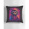 thumbnail image 6 of Ryan; Cute Raccoon Summer Walk Throw Pillow Cover 45x45cm – Vintage Woodland Animal Cushion for Kids & Nature Decor, 6 of 7