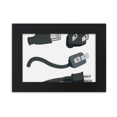 thumbnail image 1 of Black Charging Cable Plug Pattern Desktop Photo Frame Ornaments Picture Art Painting, 1 of 3