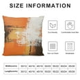 thumbnail image 5 of JEUXUS  Throw Pillow Covers,  Burnt Orange Decorative Pillow Cover, Abstract Art Painting Pillow Cases, Modern Accent Cushion Cover for Sofa Couch Bed Chair Living Room, 5 of 5