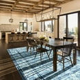 thumbnail image 3 of Wondo Low-Pile Vintage Carpet, Boho Area Rugs for Living Room Bedroom Kitchen, Blue, 4' x 6', 3 of 8