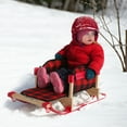 thumbnail image 2 of Era Streamridge Alpine Slasher Sled with Belted Pad, Ages 12 Months to 3 Years, Red and Black Plaid Pad, 2 of 5