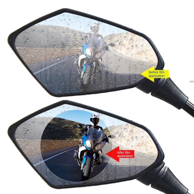 Car Mirror Screen Protectors Nano Waterproof Clear Film For Rainproof