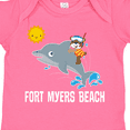thumbnail image 4 of Inktastic Fort Myers Beach Florida Dolphin Boys or Girls Baby Bodysuit, 4 of 5