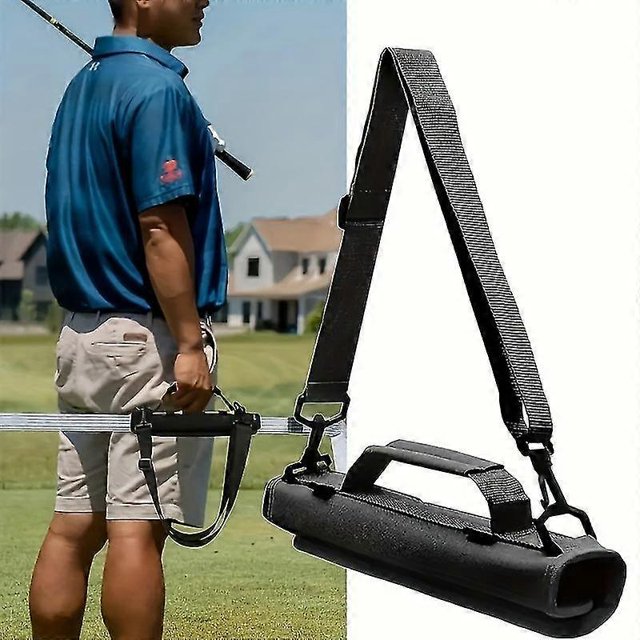 5 Colors Lightweight Nylon Carrier Mini Golf Club Bag - Adjustable Shoulder Straps For Training On-course Use