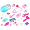 Pill Capsule Case Childrens Kids Pretend Play Toy Doctor Nurse Set w/ Tools, Accessories