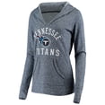 thumbnail image 2 of Women's Fanatics Navy Tennessee Titans Doubleface Slub Pullover Hoodie, 2 of 3